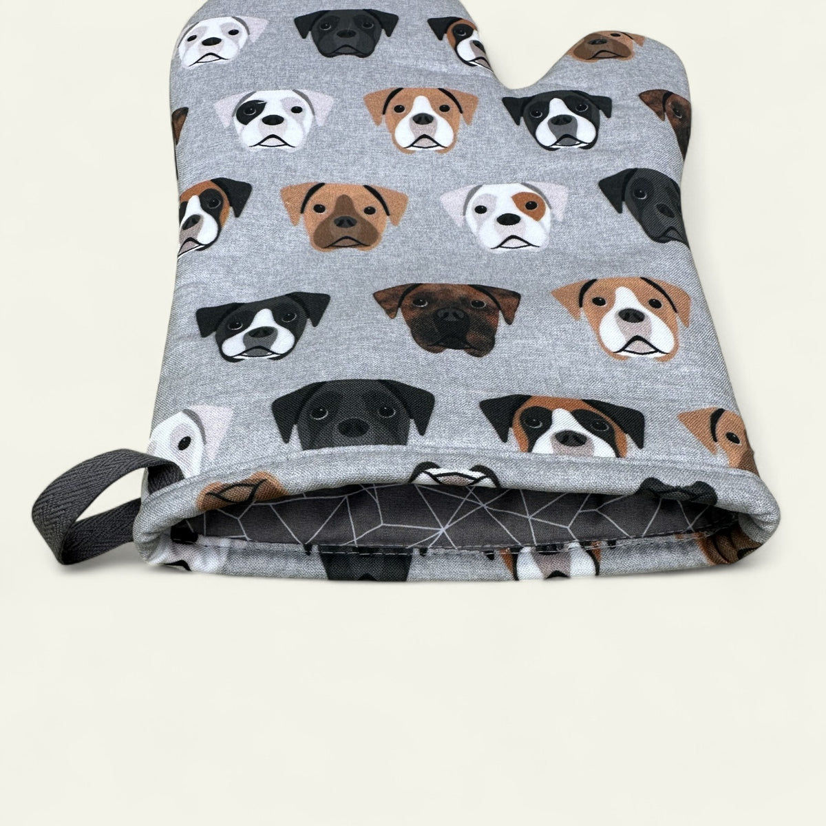 Boxer Dog Oven Mitt, Padded Heat Resistant Glove, Dog Lover Gift (Multiple Colours)