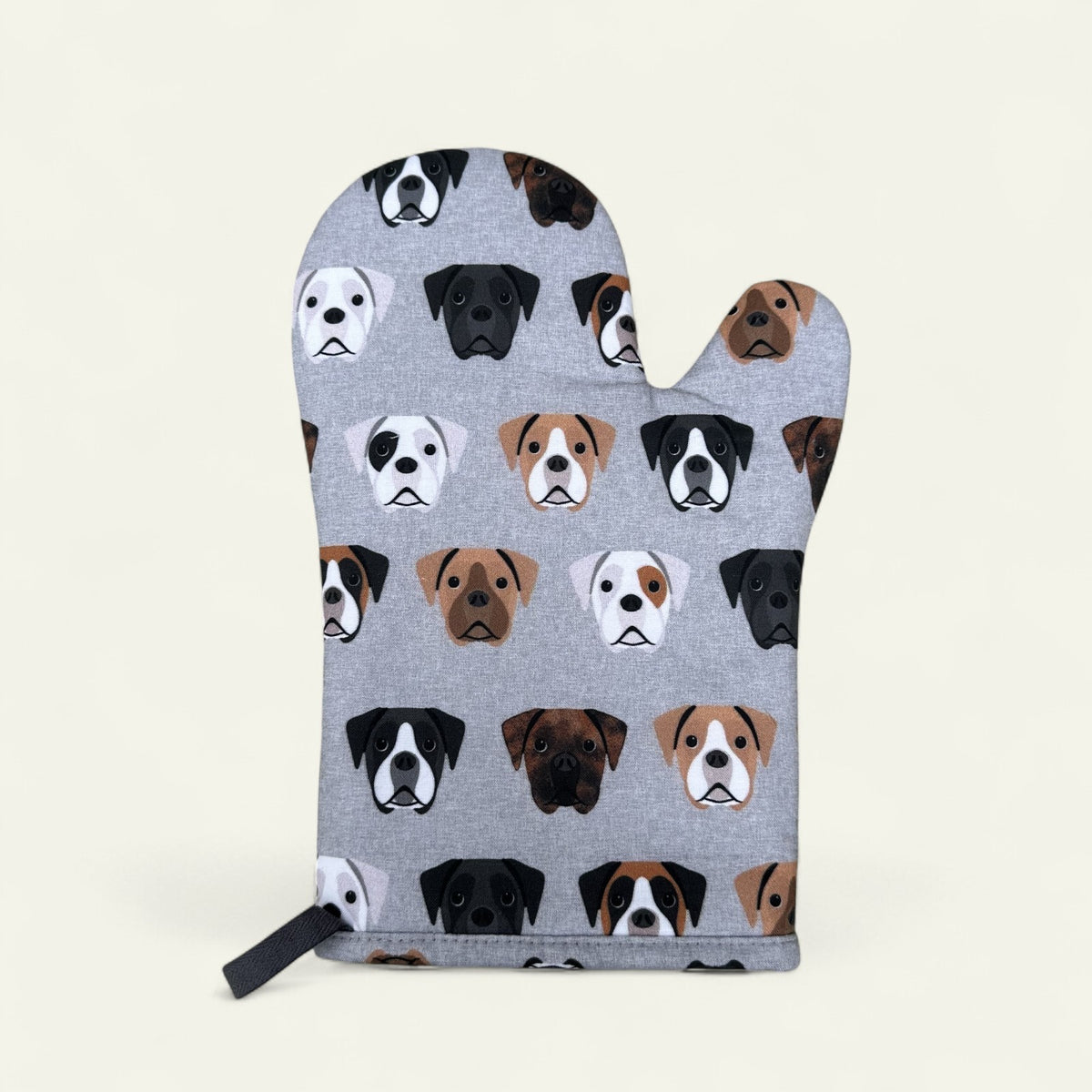 Boxer Dog Oven Mitt, Padded Heat Resistant Glove, Dog Lover Gift (Multiple Colours)