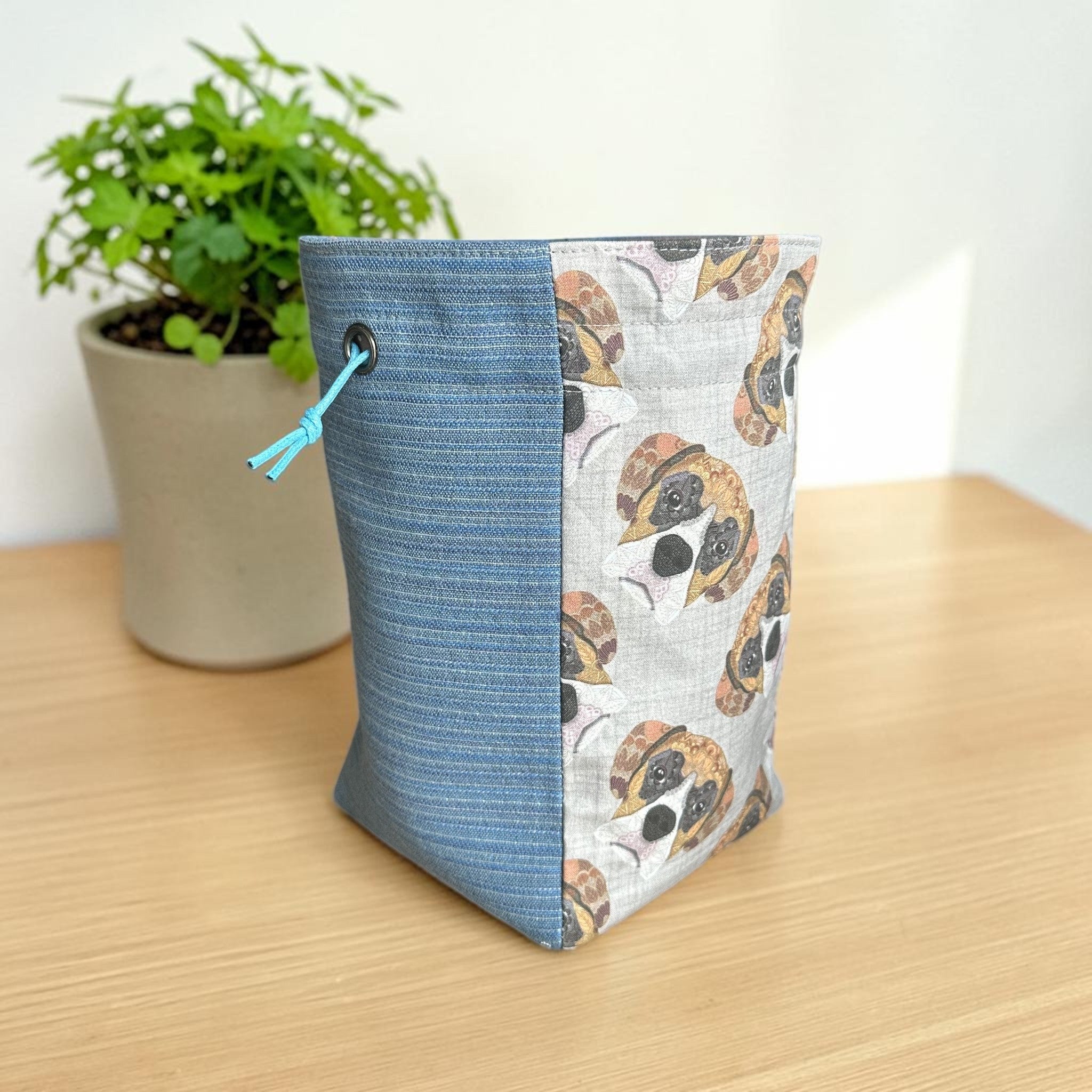 Boxer Dog Drawstring Storage Bag