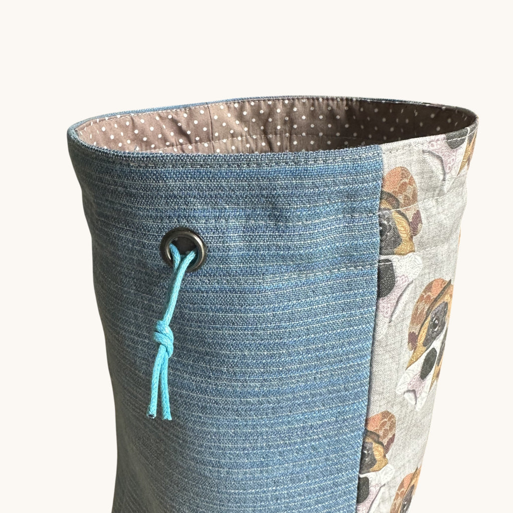 Boxer Dog Drawstring Storage Bag