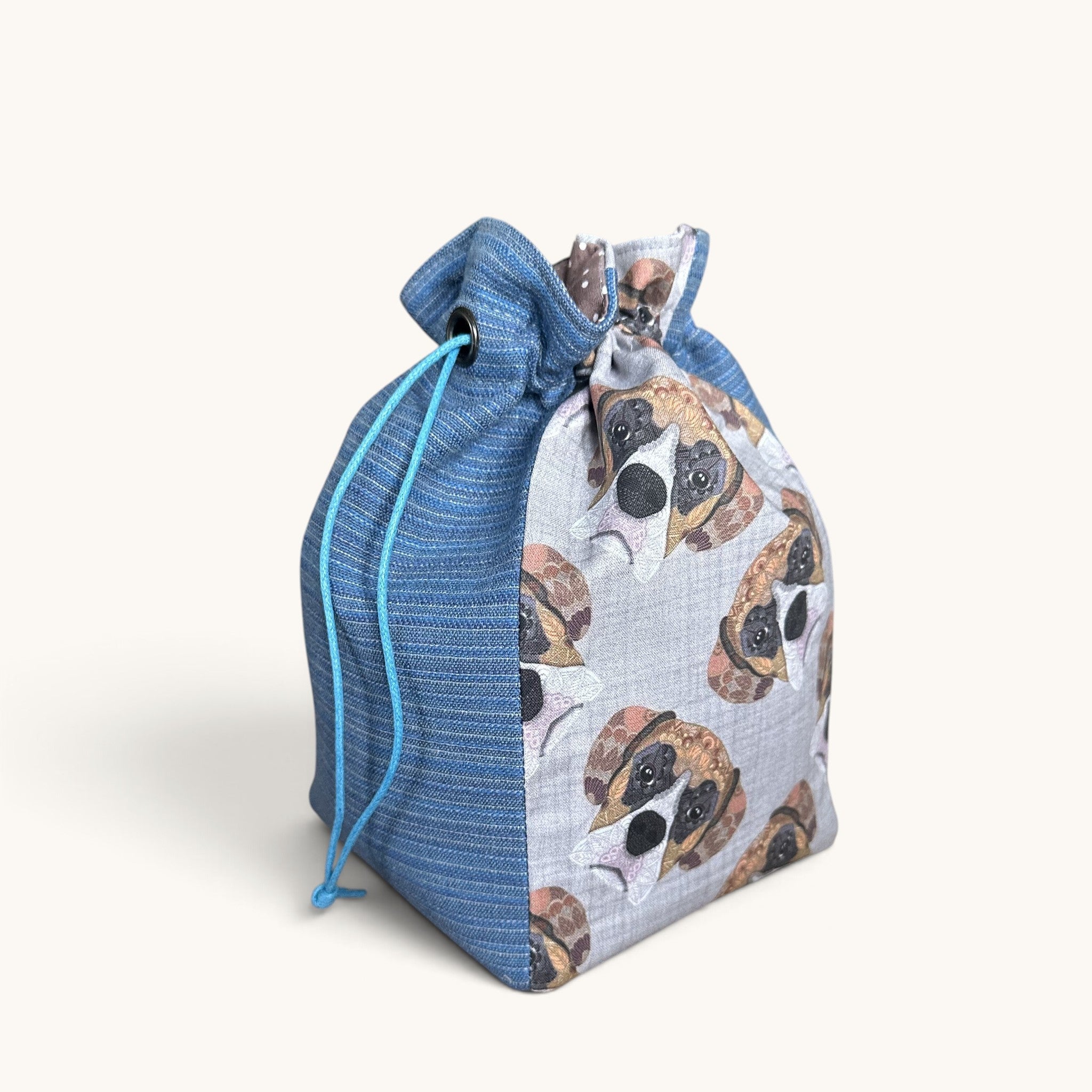 Boxer Dog Drawstring Storage Bag