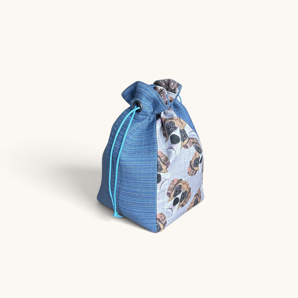 Boxer Dog Drawstring Storage Bag