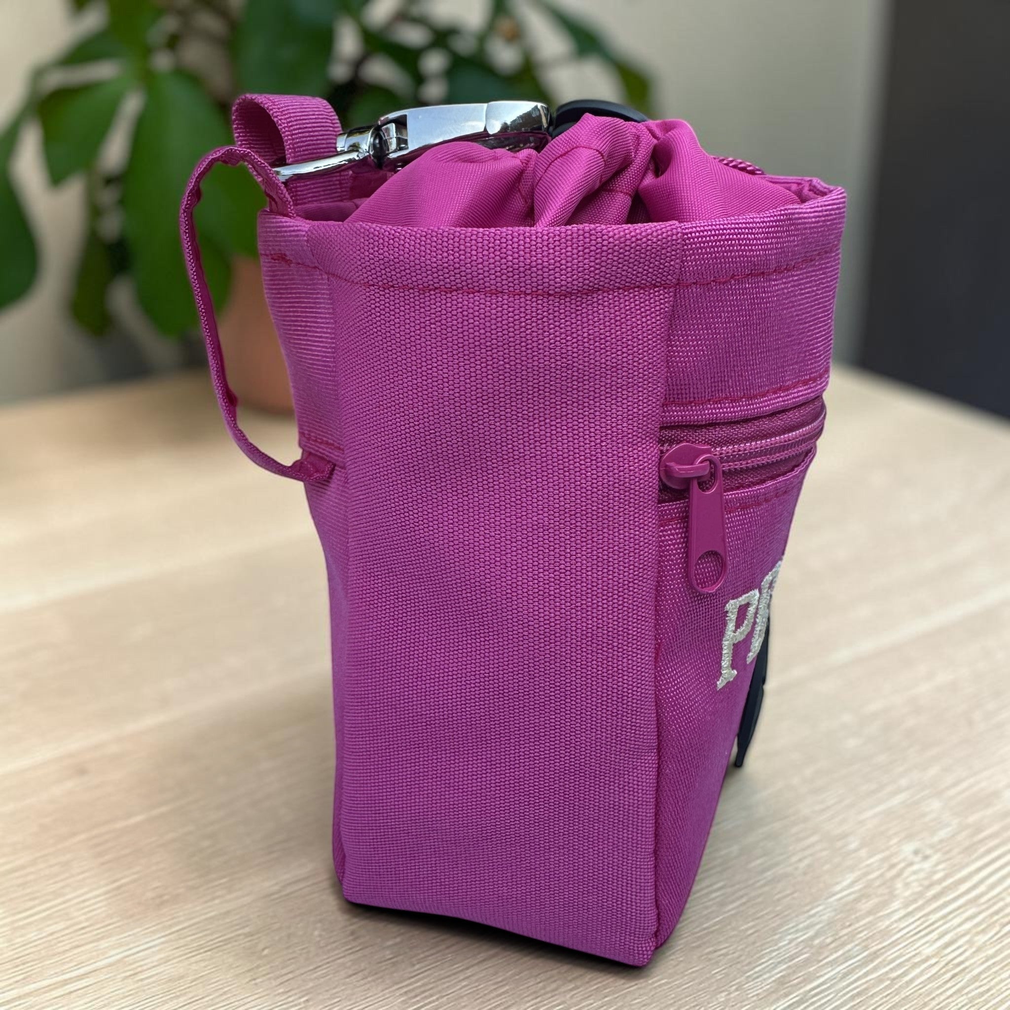 Personalised Dog Treat Bag with Poo Bag Dispenser. 6 Colours